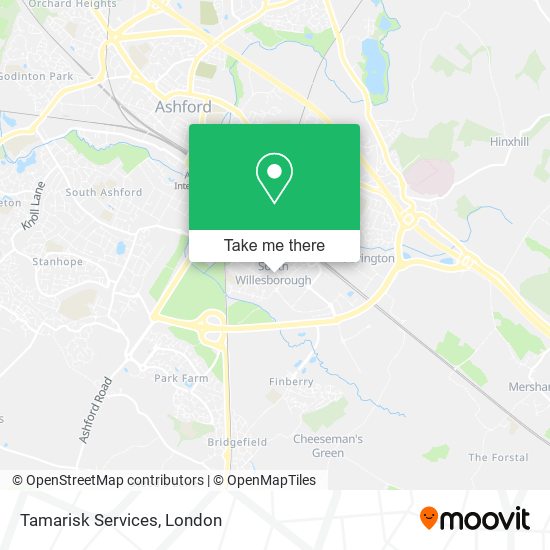 Tamarisk Services map