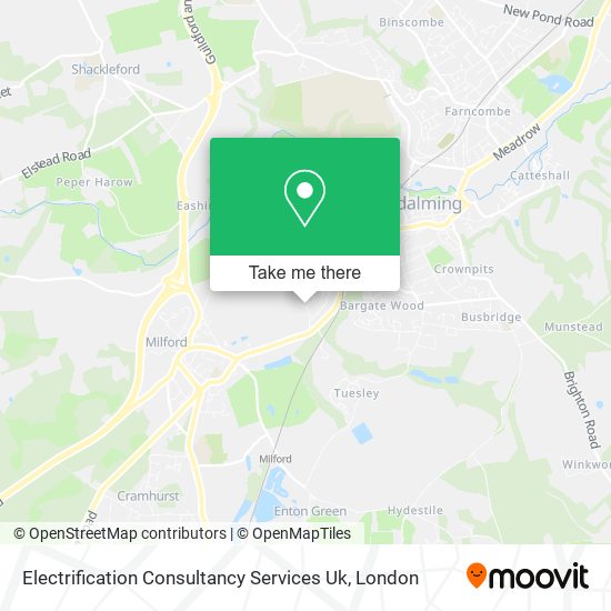 Electrification Consultancy Services Uk map