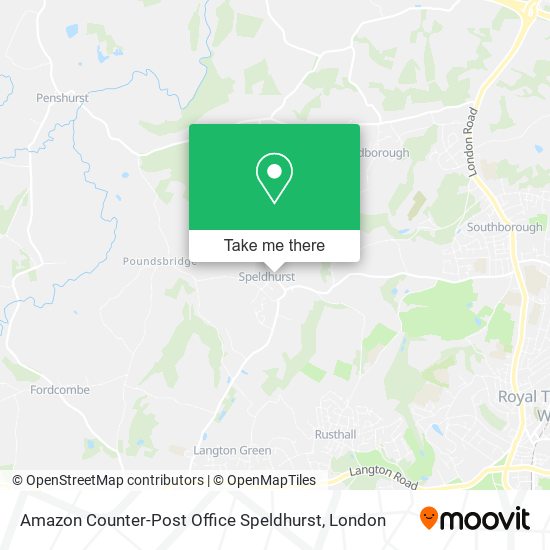Amazon Counter-Post Office Speldhurst map