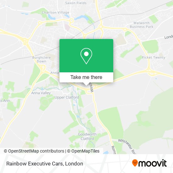 Rainbow Executive Cars map