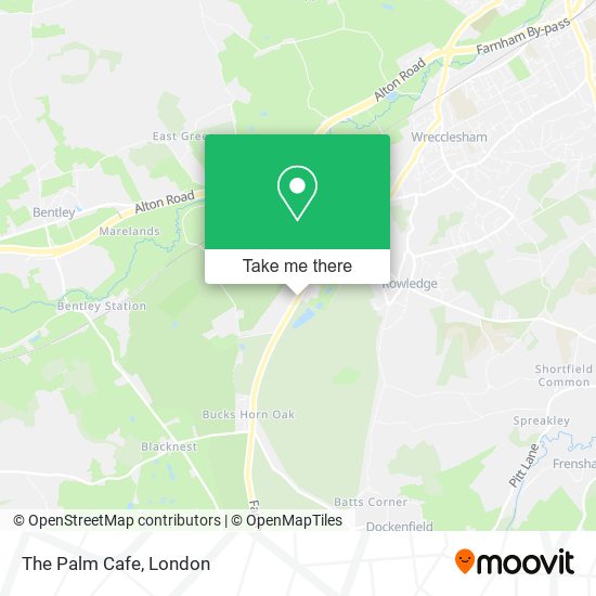 The Palm Cafe map