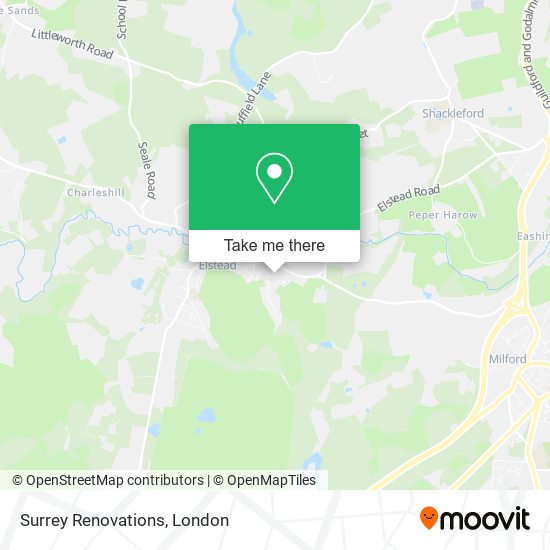 Surrey Renovations map