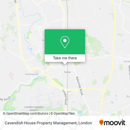 Cavendish House Property Management map