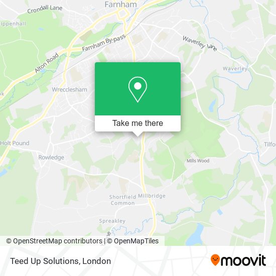 Teed Up Solutions map