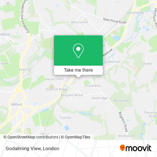 Godalming View map