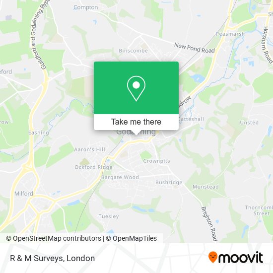R & M Surveys map