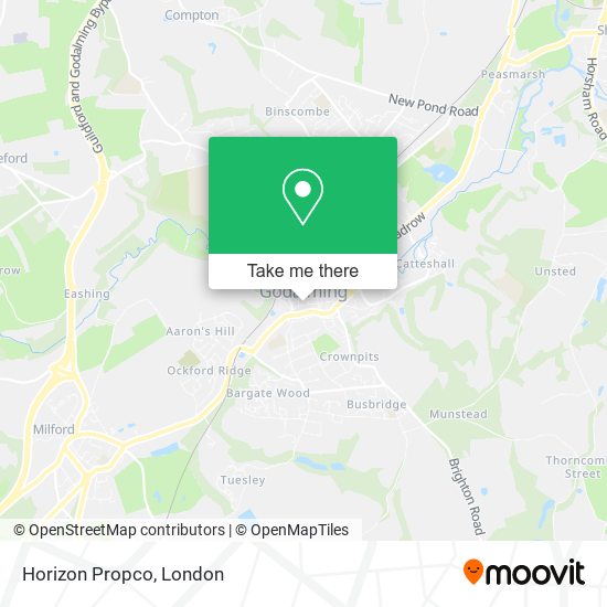 Horizon Propco map