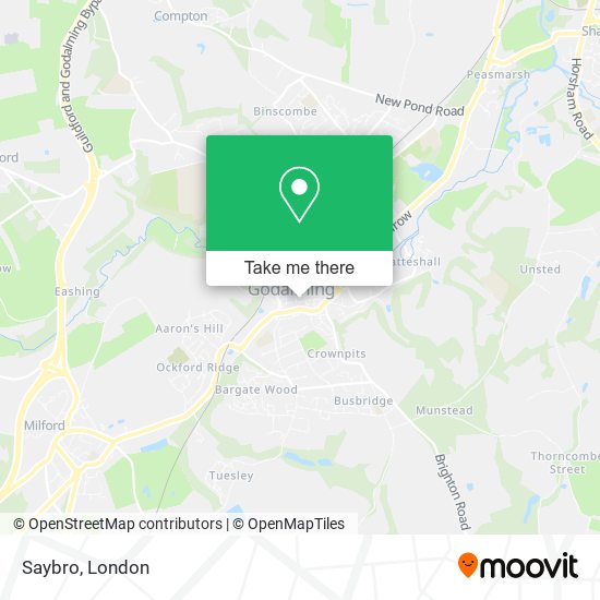 Saybro map