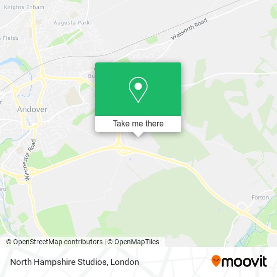 North Hampshire Studios map