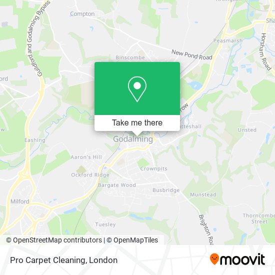 Pro Carpet Cleaning map