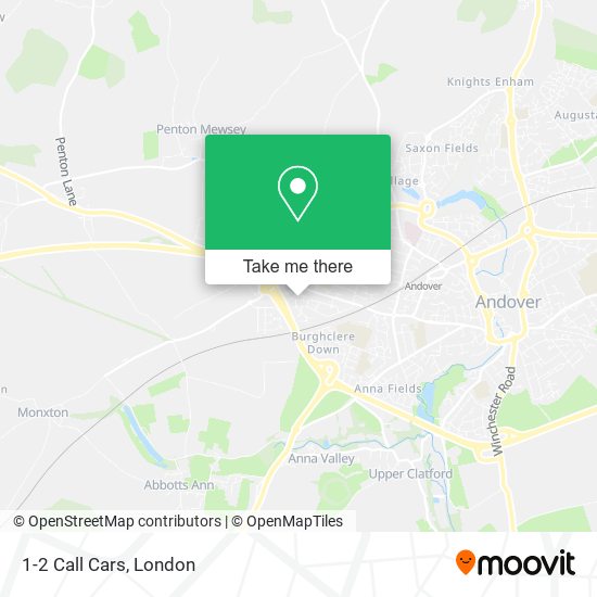 1-2 Call Cars map