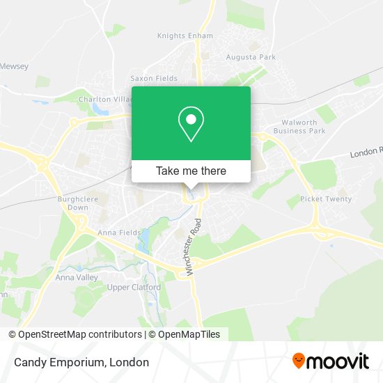Candy Emporium map
