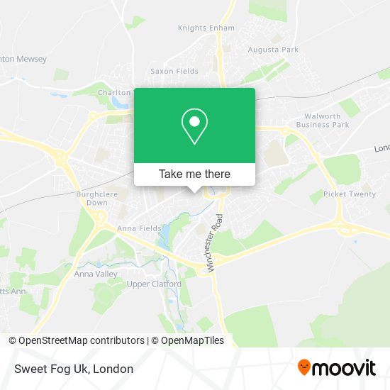 Sweet Fog Uk map