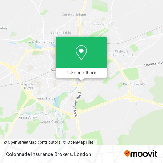 Colonnade Insurance Brokers map