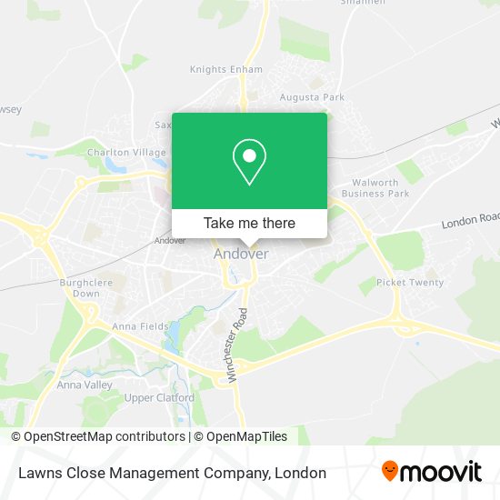 Lawns Close Management Company map