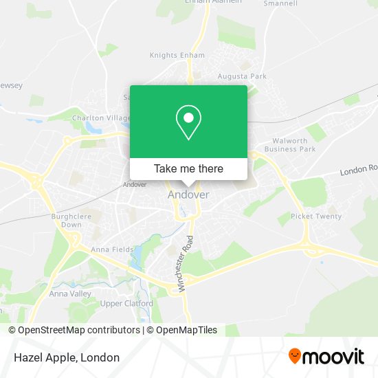 Hazel Apple map