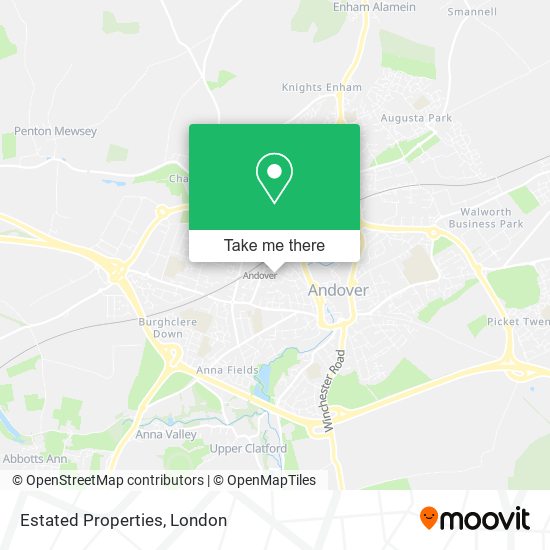 Estated Properties map