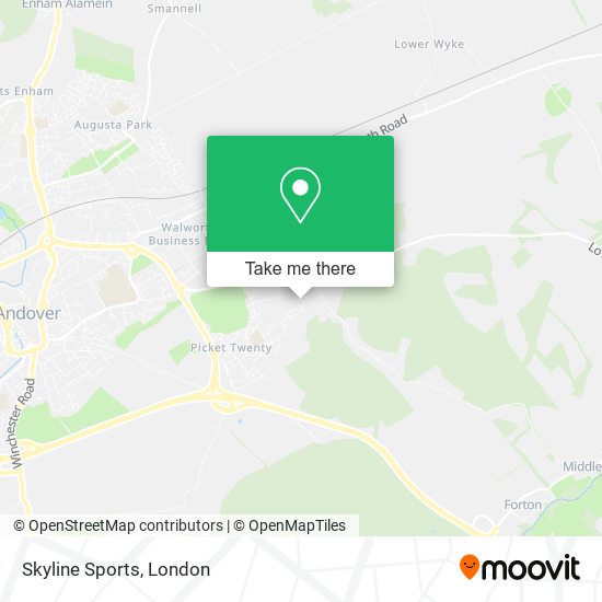 Skyline Sports map