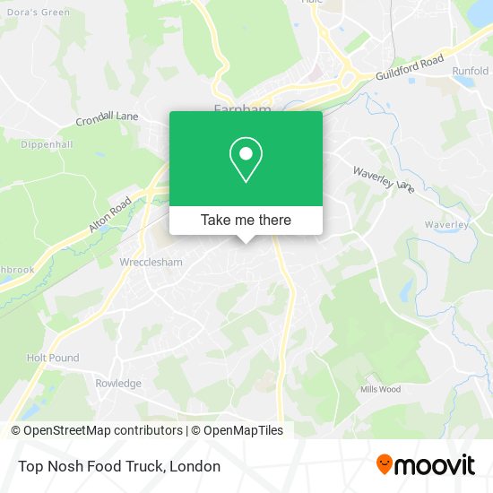 Top Nosh Food Truck map