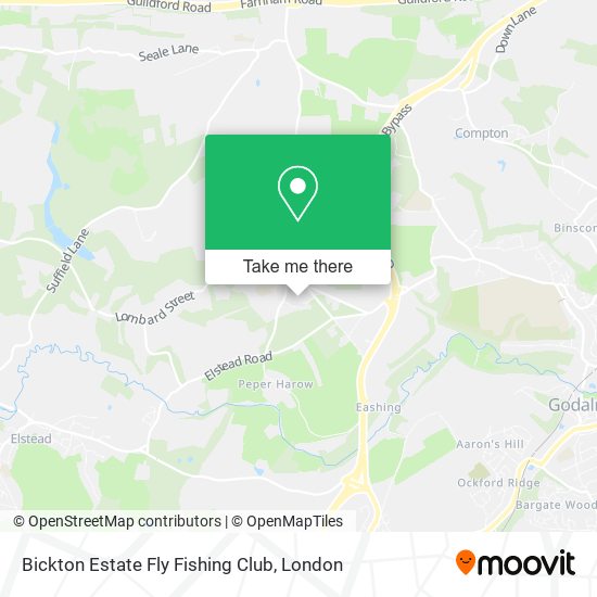 Bickton Estate Fly Fishing Club map