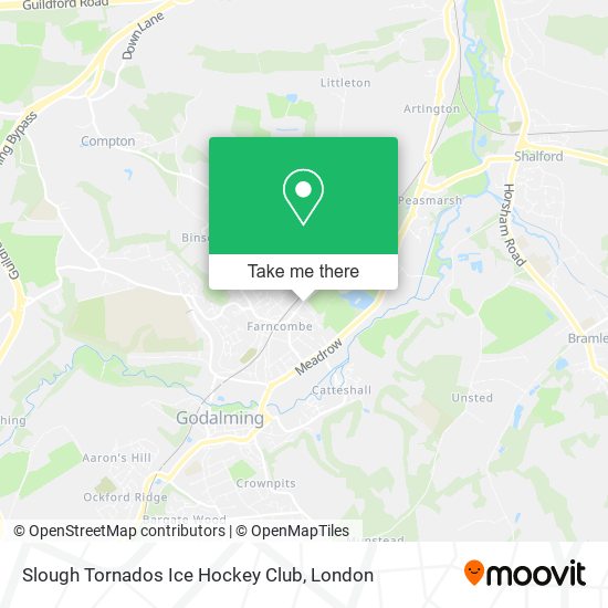 Slough Tornados Ice Hockey Club map