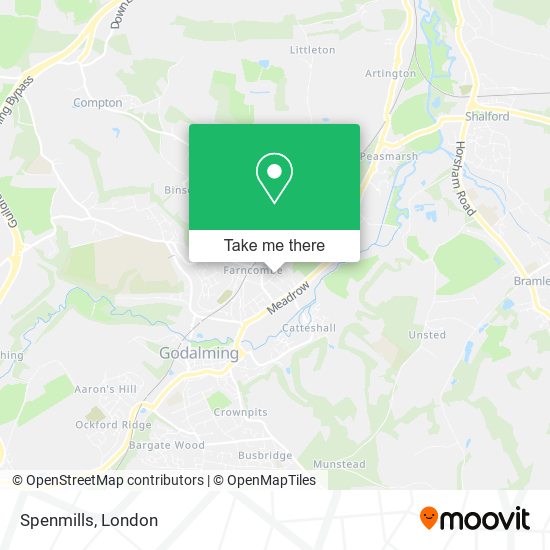 Spenmills map