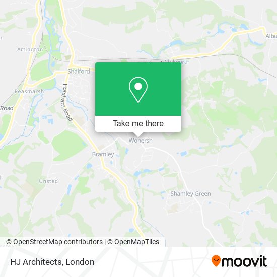 HJ Architects map
