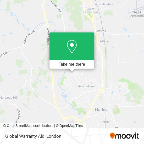 Global Warranty Aid map
