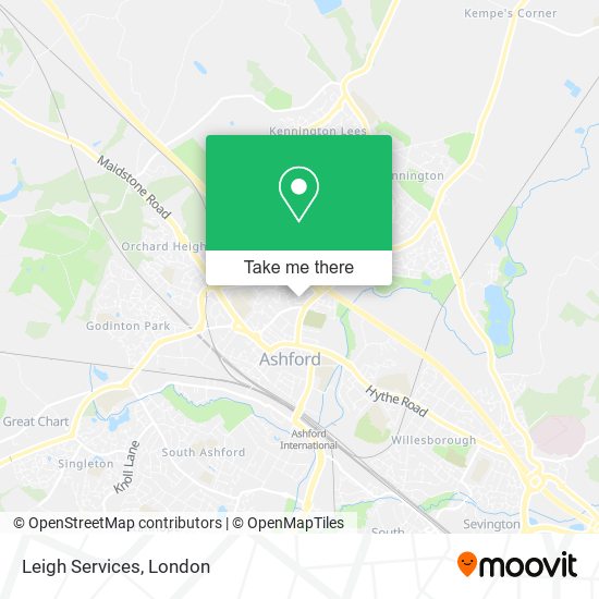 Leigh Services map