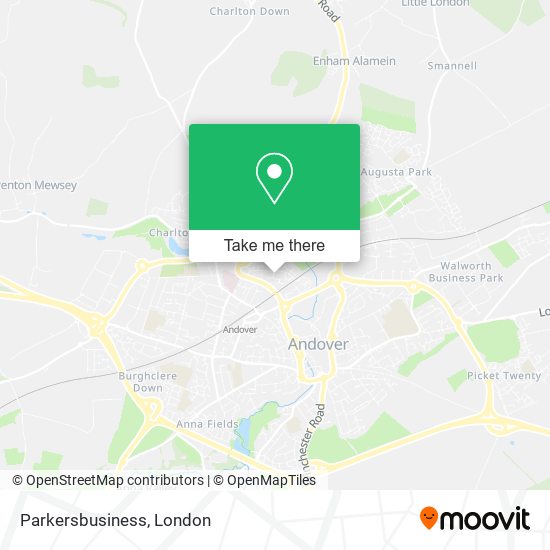 Parkersbusiness map