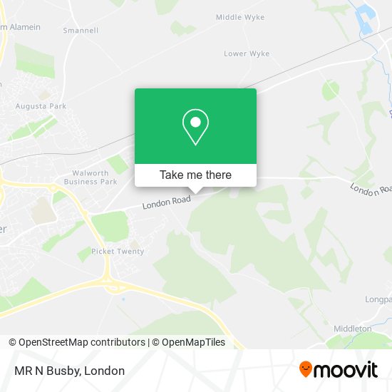 MR N Busby map