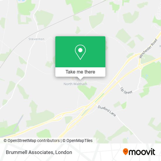 Brummell Associates map