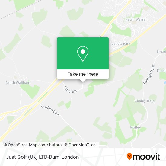 Just Golf (Uk) LTD-Dum map