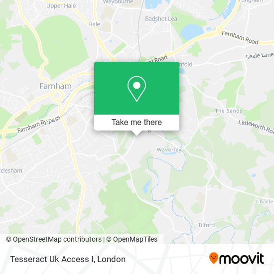 Tesseract Uk Access I map