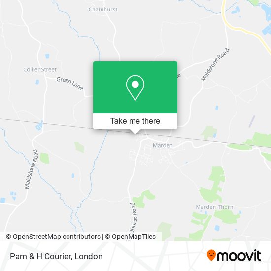 Pam & H Courier map