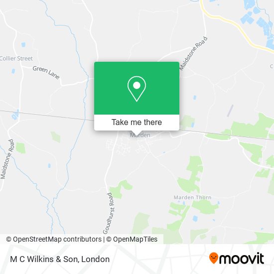 M C Wilkins & Son map