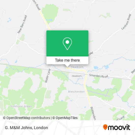 G. M&M Johns map