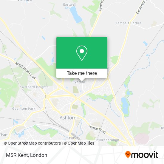 MSR Kent map