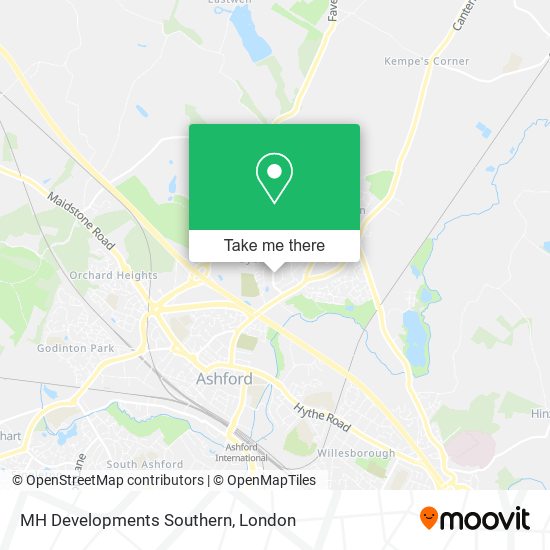 MH Developments Southern map