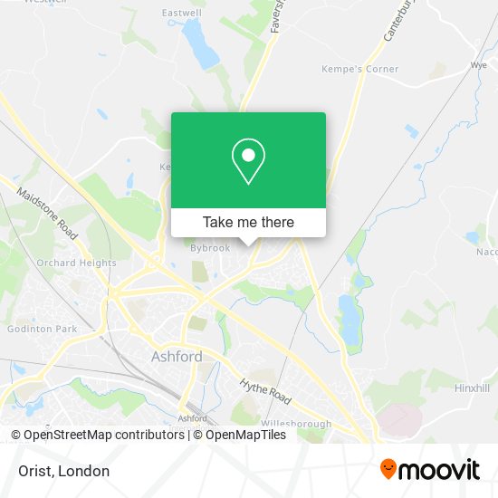 Orist map
