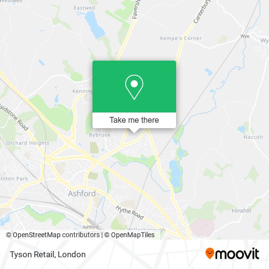 Tyson Retail map
