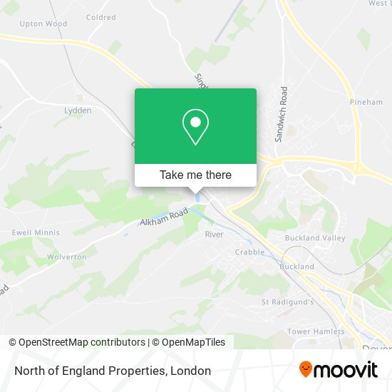 North of England Properties map