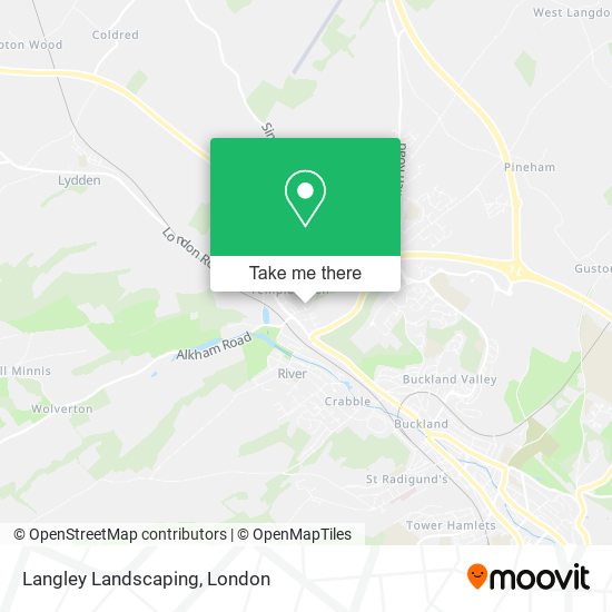 Langley Landscaping map