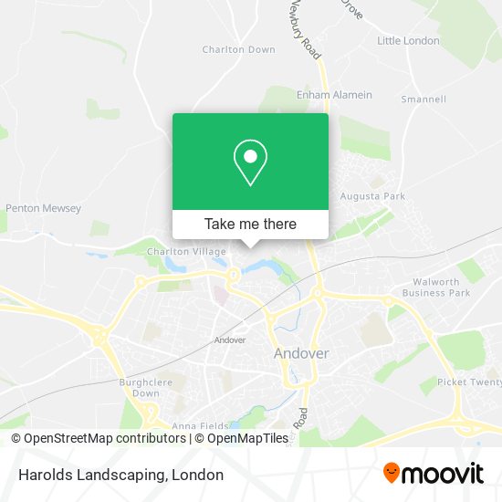 Harolds Landscaping map