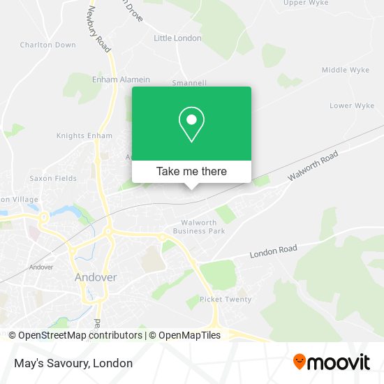 May's Savoury map