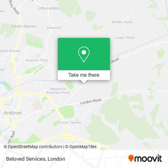 Beloved Services map