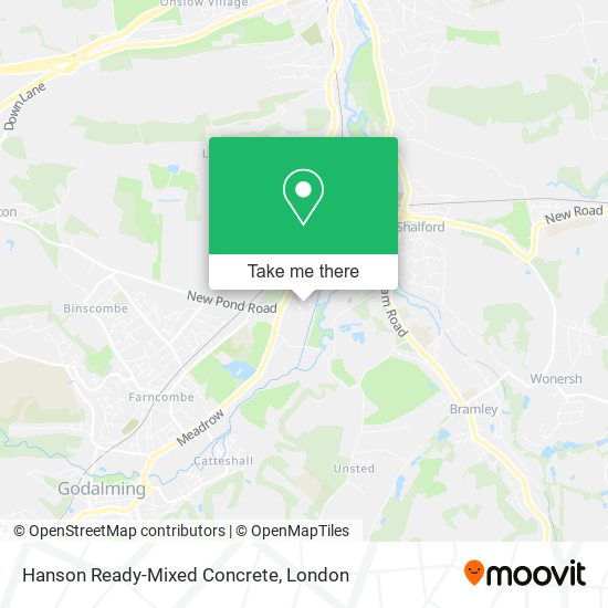 Hanson Ready-Mixed Concrete map