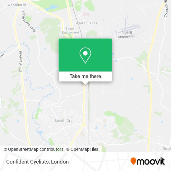 Confident Cyclists map
