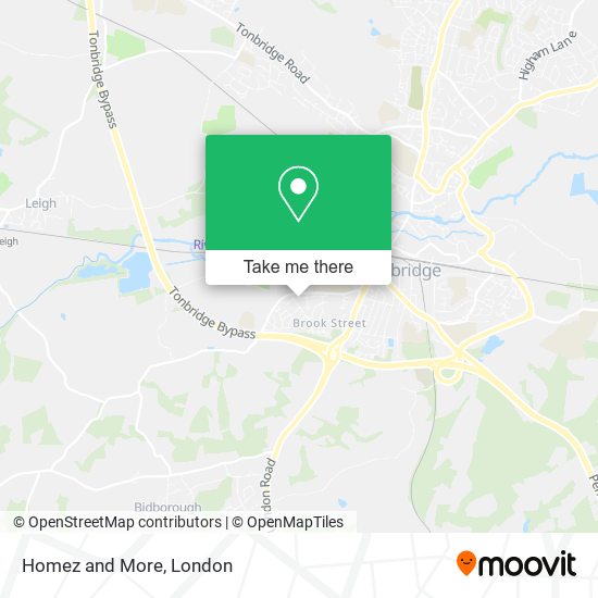 Homez and More map