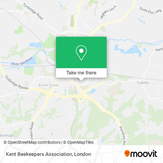 Kent Beekeepers Association map